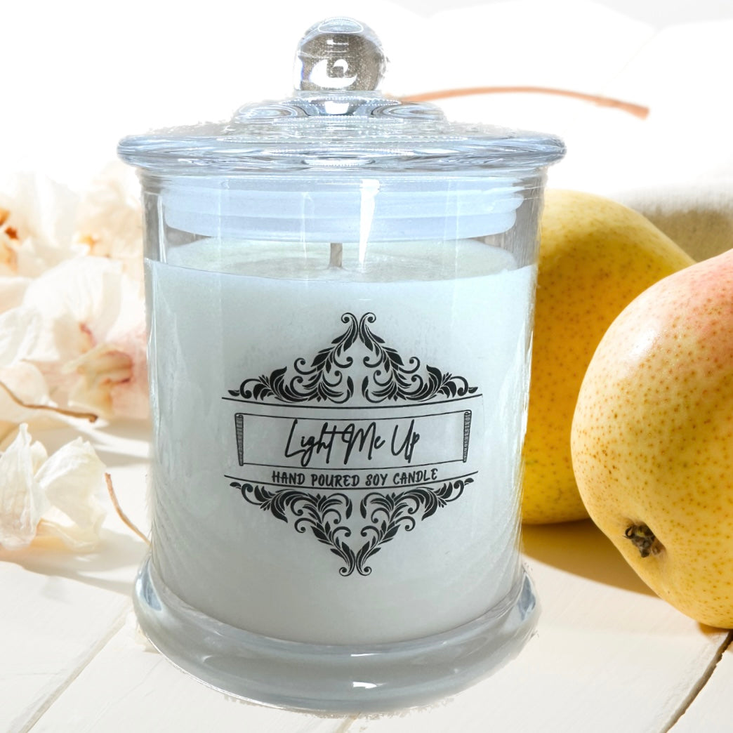 Large Clear Jar Soy Candle